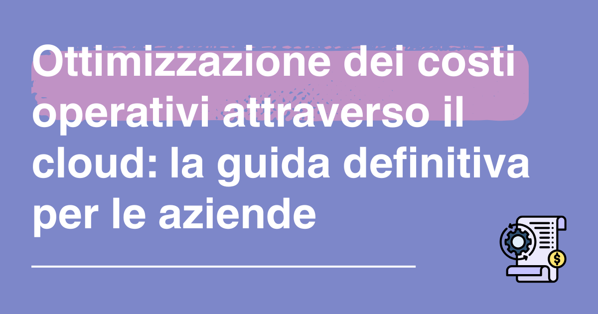 costi operativi